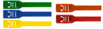 Pack bridas multicolor